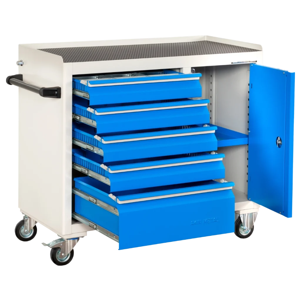 Takım Arabaları D-30-202 RAL 7035-5015 Açık